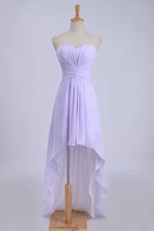 2024 Collection Homecoming Dresses Asymmetrical Train Sweetheart A Line PYEJA4K2