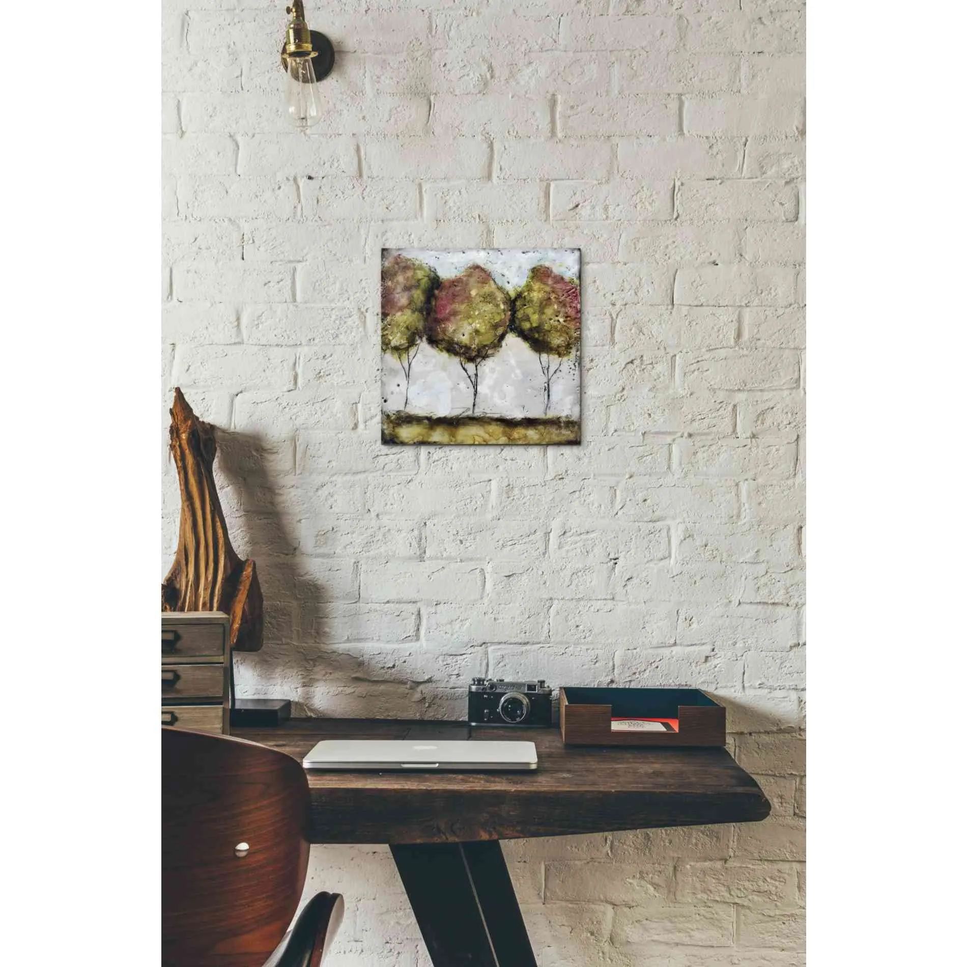 'A Fall Stroll' by Britt Hallowell, Canvas Wall Art