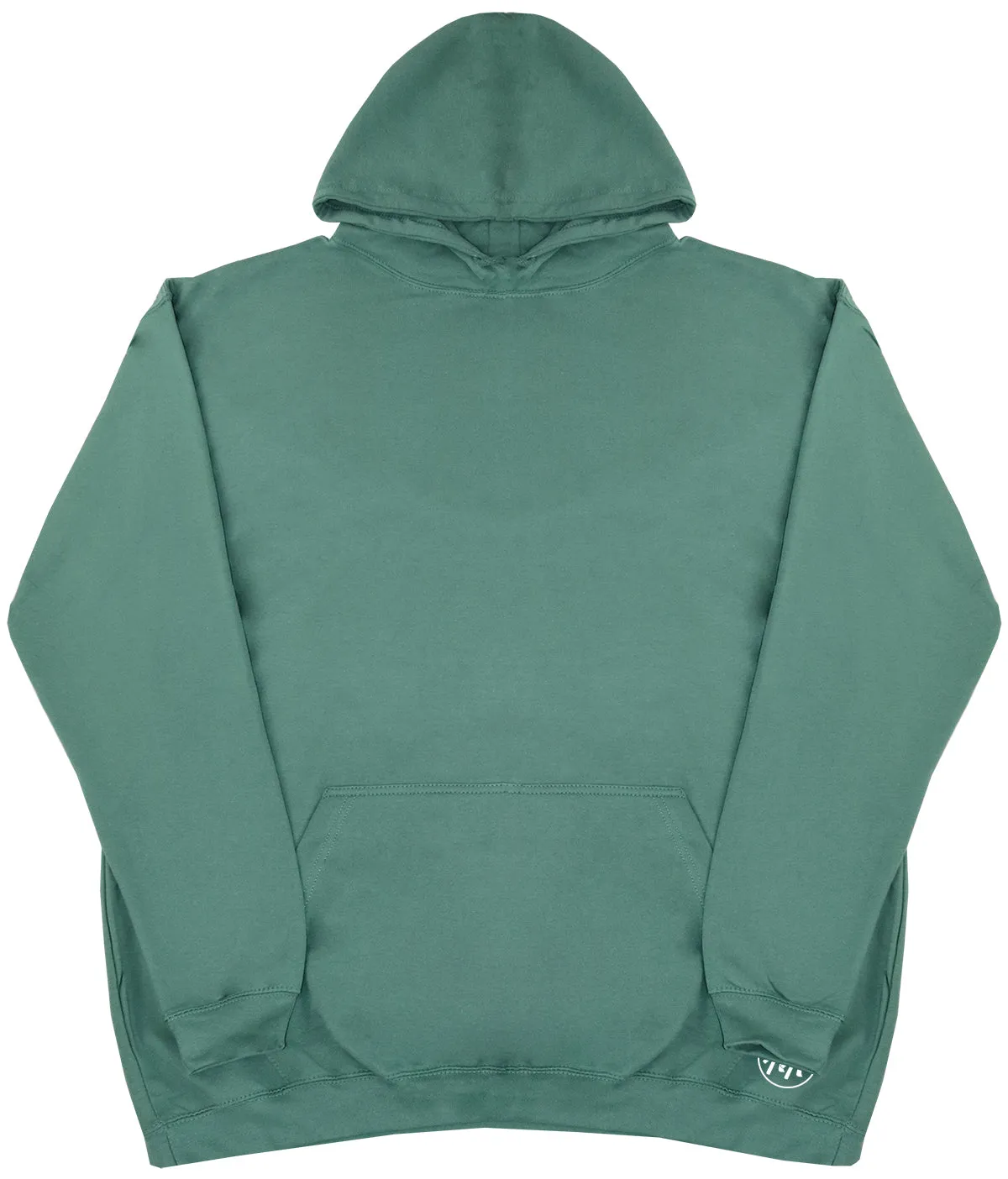 Blank 'No Mood' - Dusty Green Kids Oversized Original Hoody