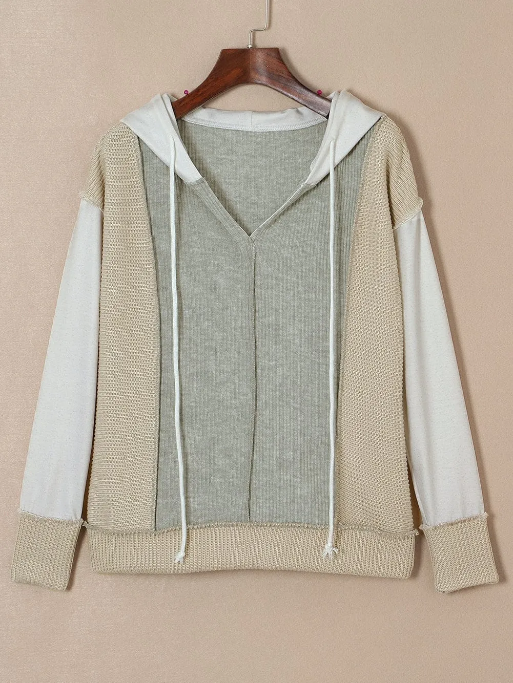 Casual Color Block Hoodie