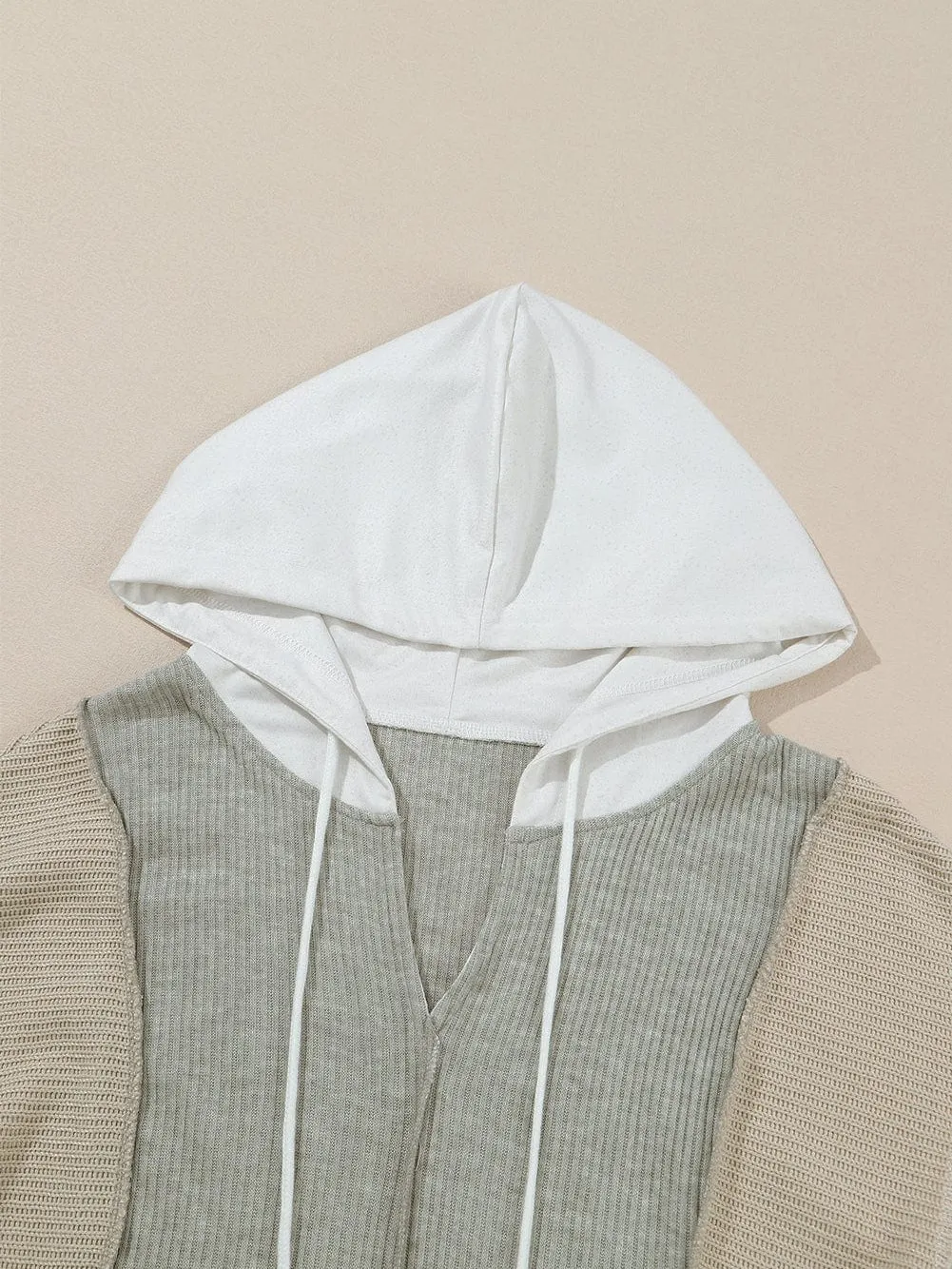 Casual Color Block Hoodie