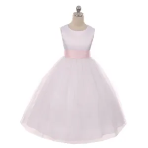 Classic Dolly Dress - Pink Sash