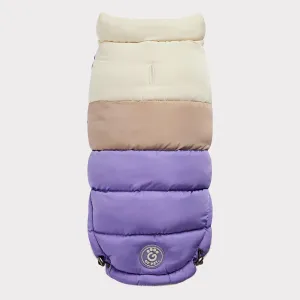 Color Block Dog Puffer | Purple