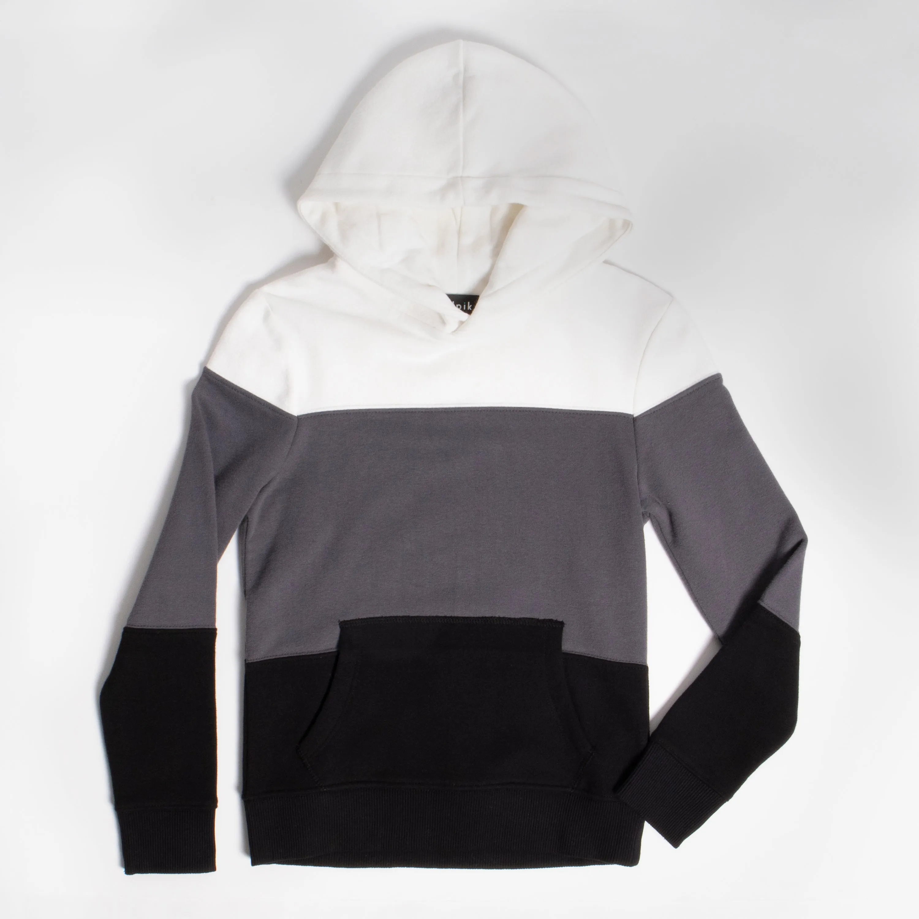 Color Block Stripe Hoodie