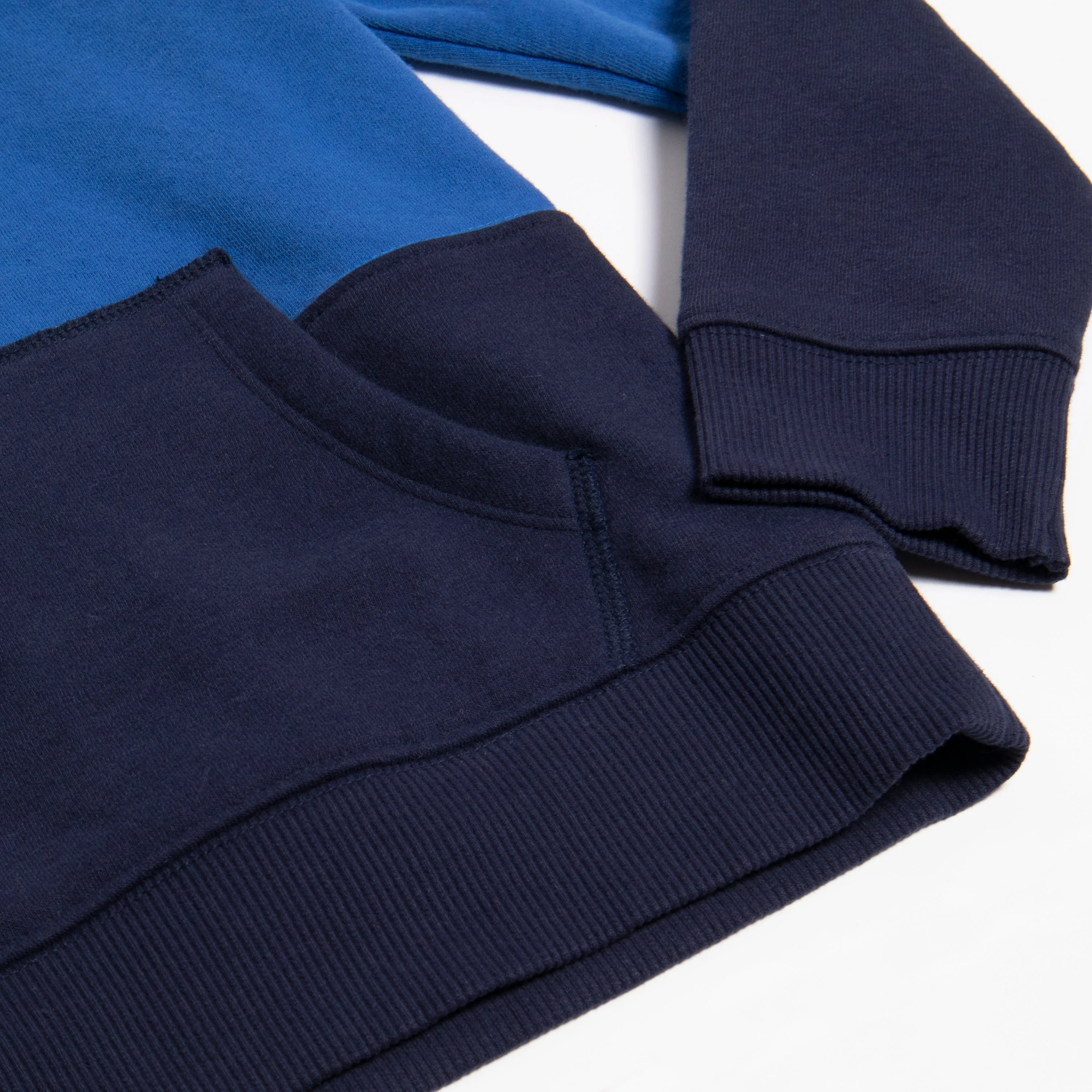 Color Block Stripe Hoodie