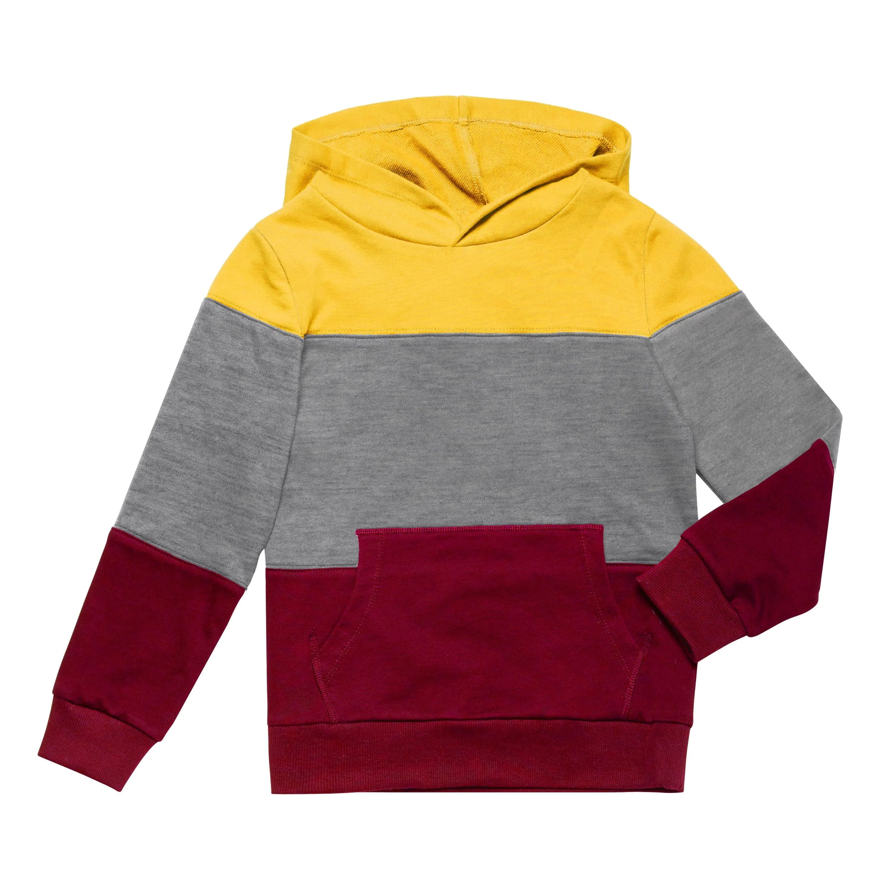 Color Block Stripe Hoodie