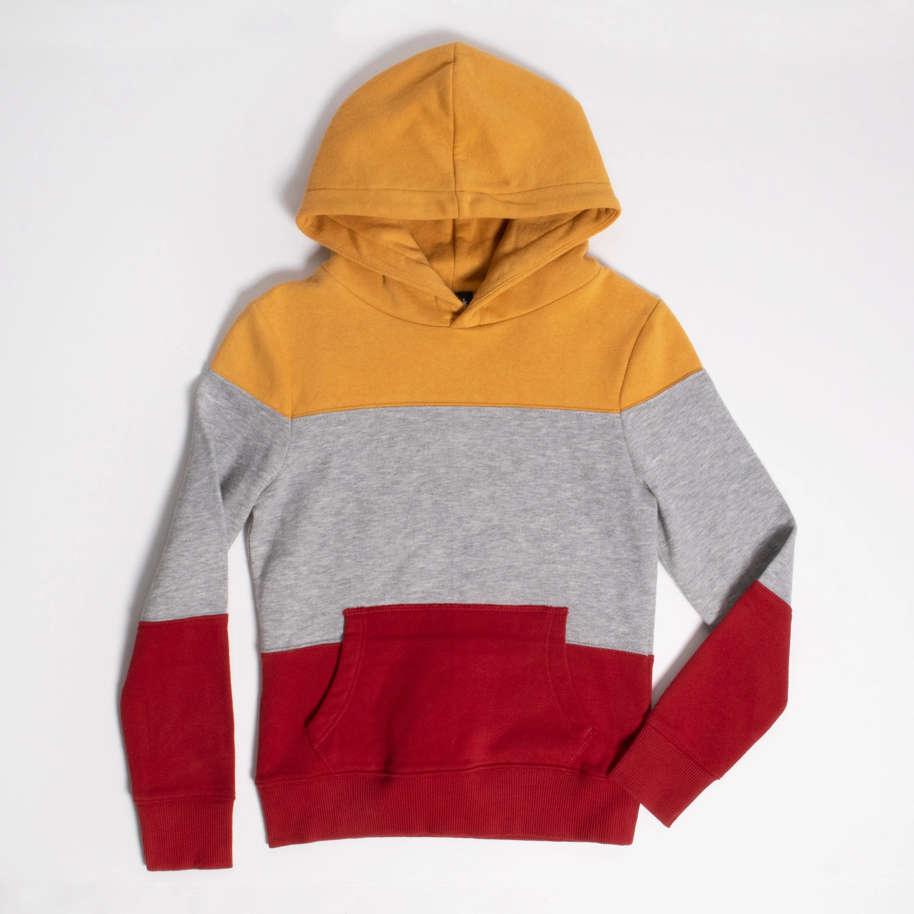 Color Block Stripe Hoodie
