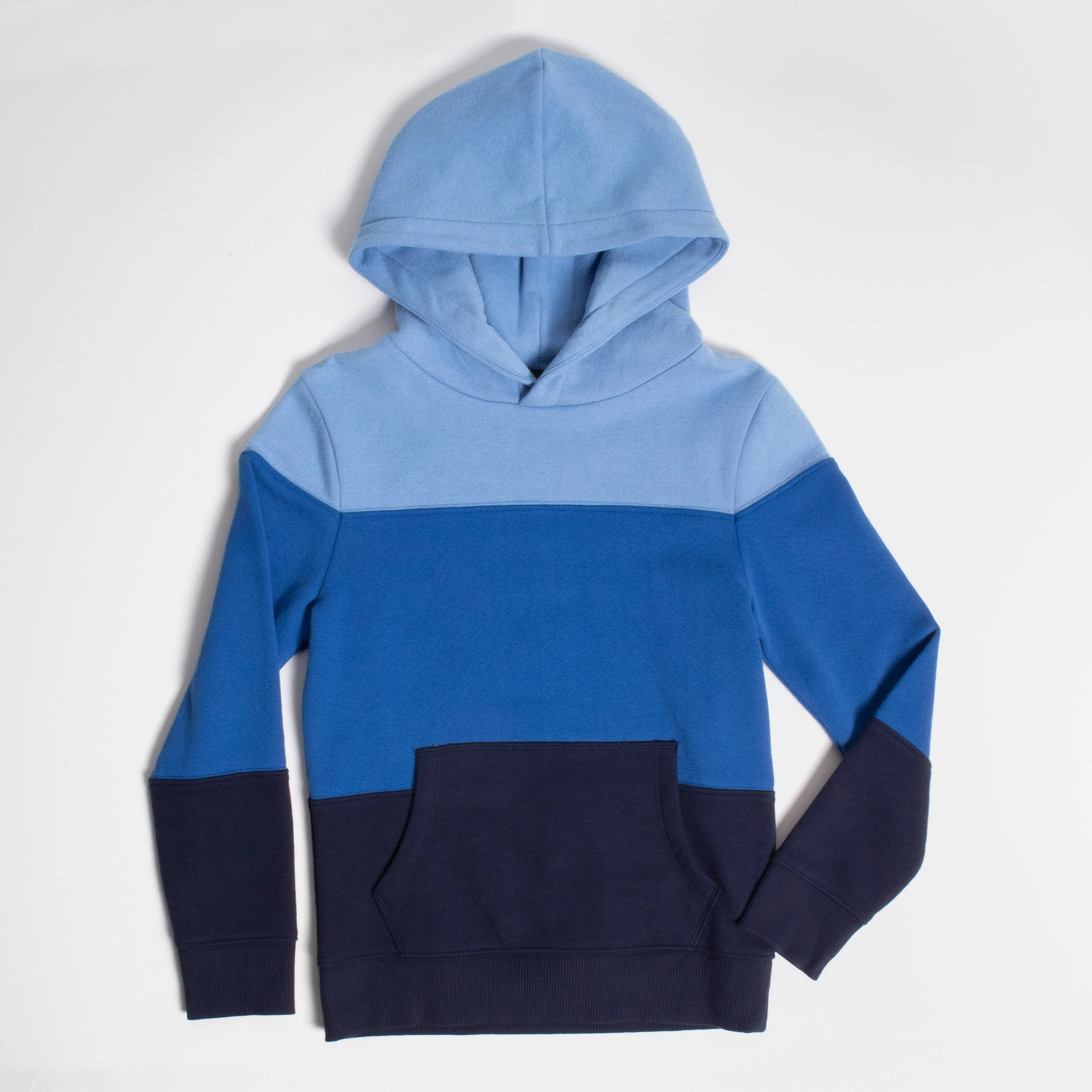 Color Block Stripe Hoodie