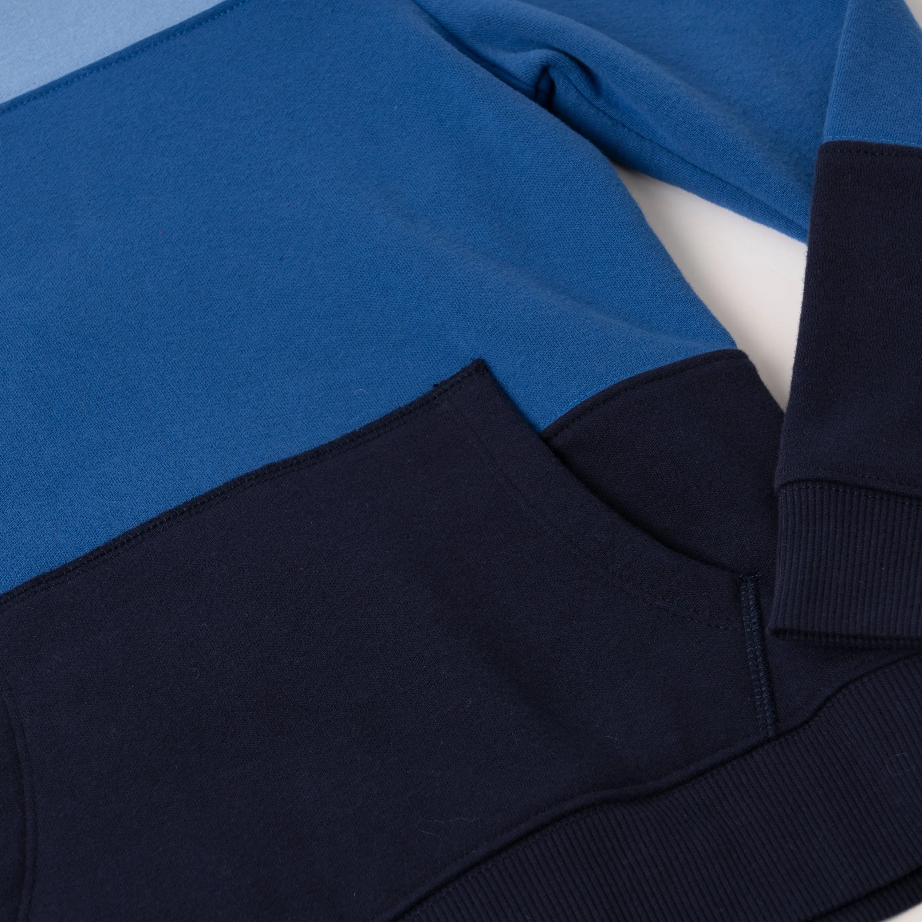 Color Block Stripe Hoodie