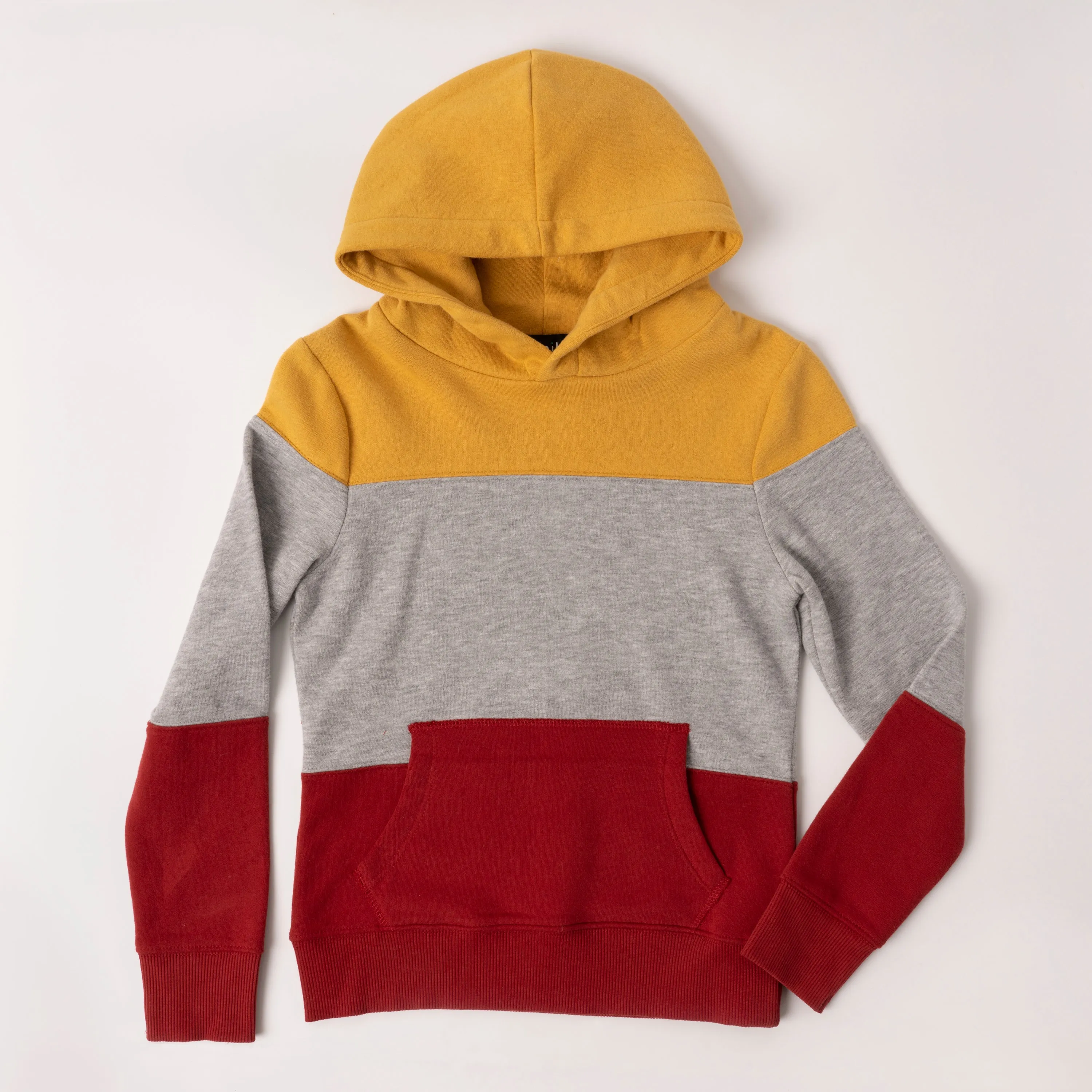 Color Block Stripe Hoodie
