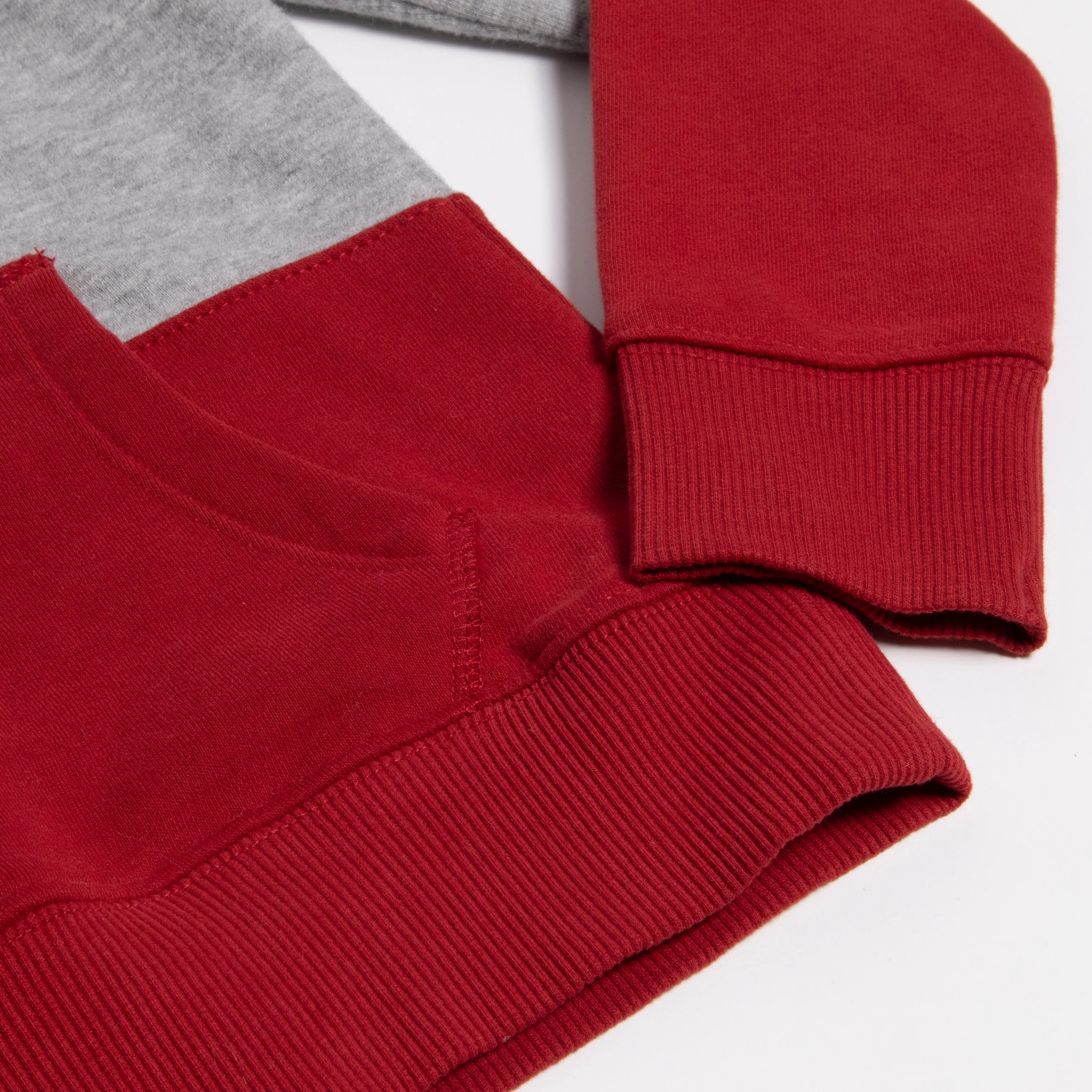 Color Block Stripe Hoodie