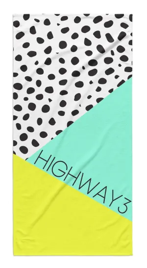 DALMATIAN COLOR BLOCK PERSONALIZED  PREMIUM TOWEL