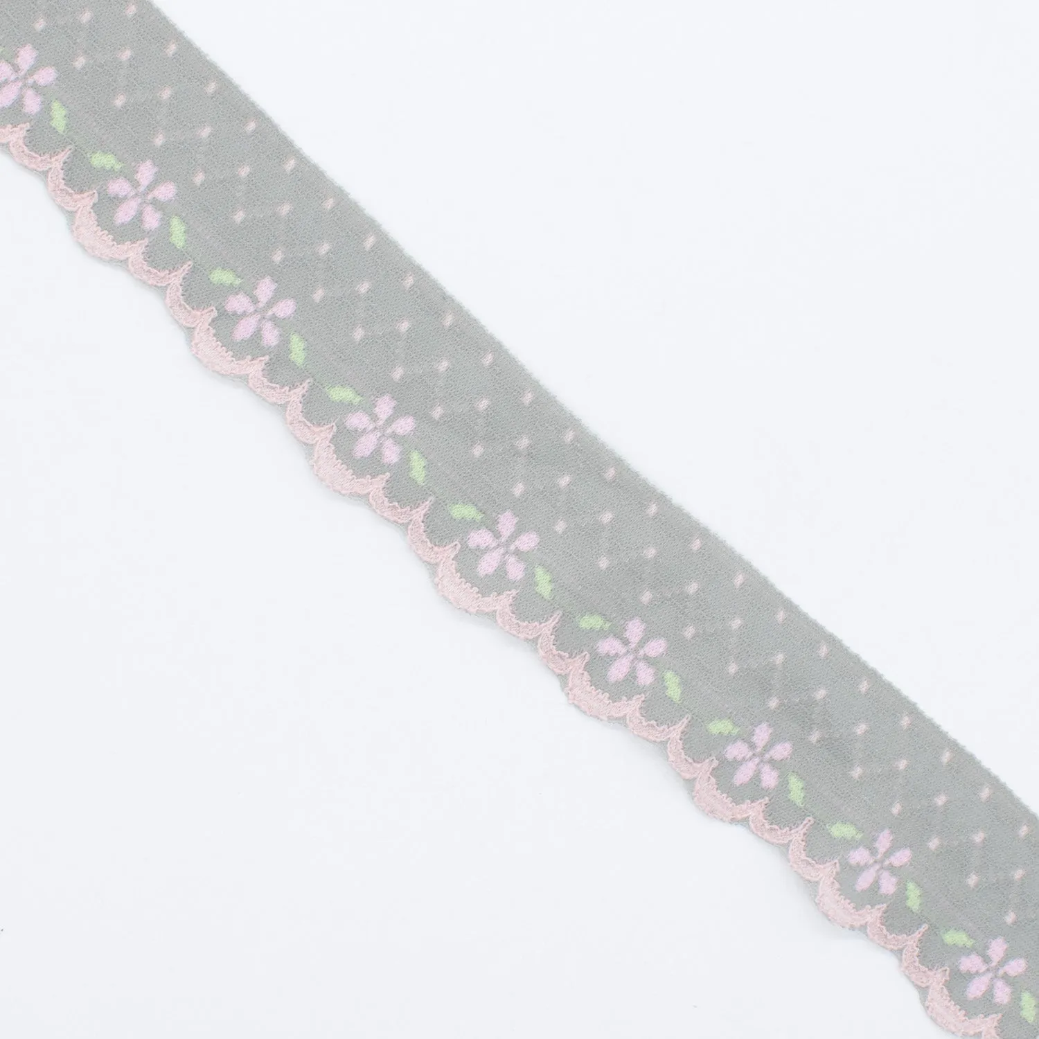 Floral Stretch Lace Trim 30mm