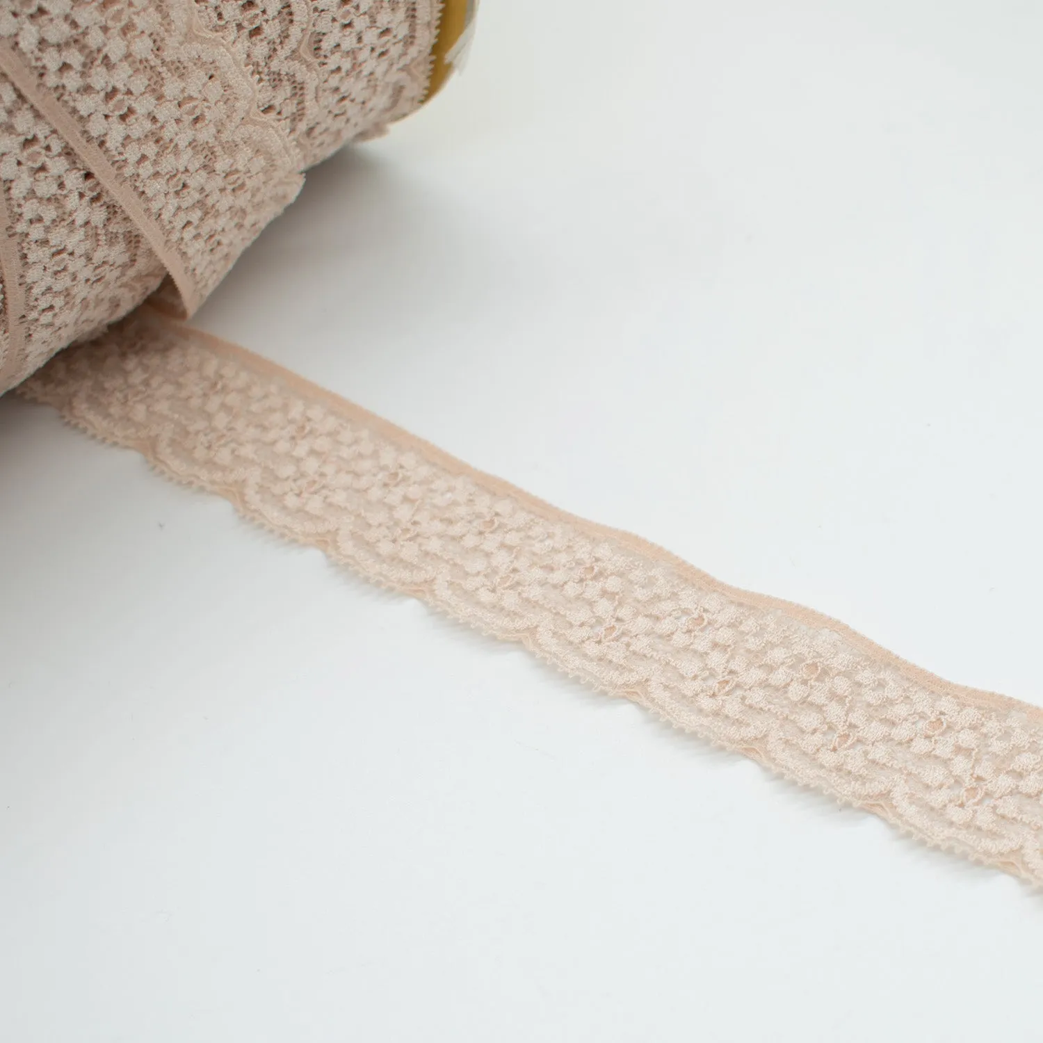 Floral Stretch Raschel Lace Trim 30mm