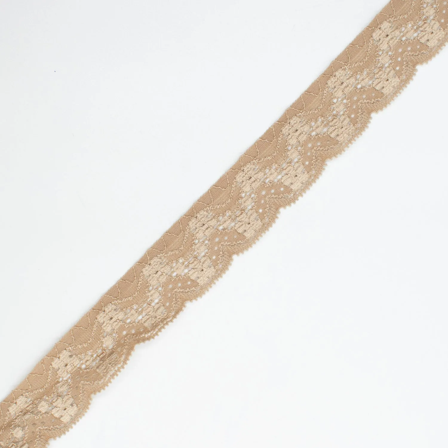Floral Stretch Raschel Lace Trim 30mm