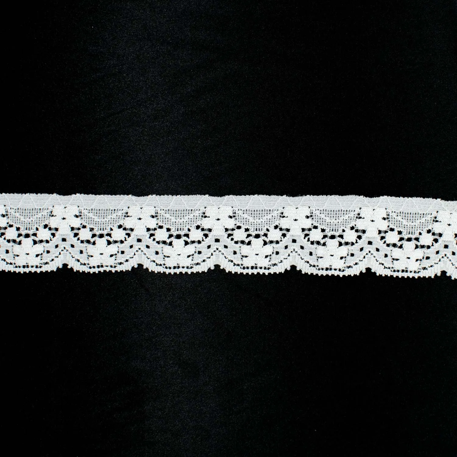 Floral Stretch Raschel Lace Trim 30mm