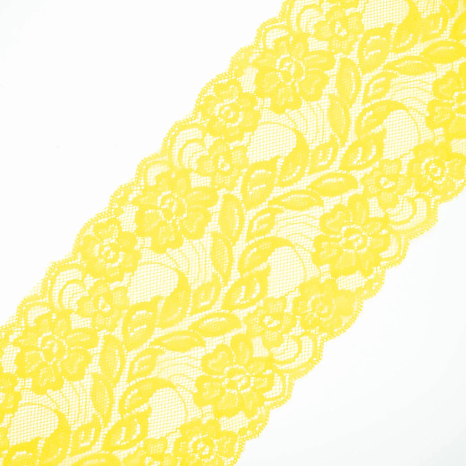 Floral Vines Stretch Lace Trim 15CM