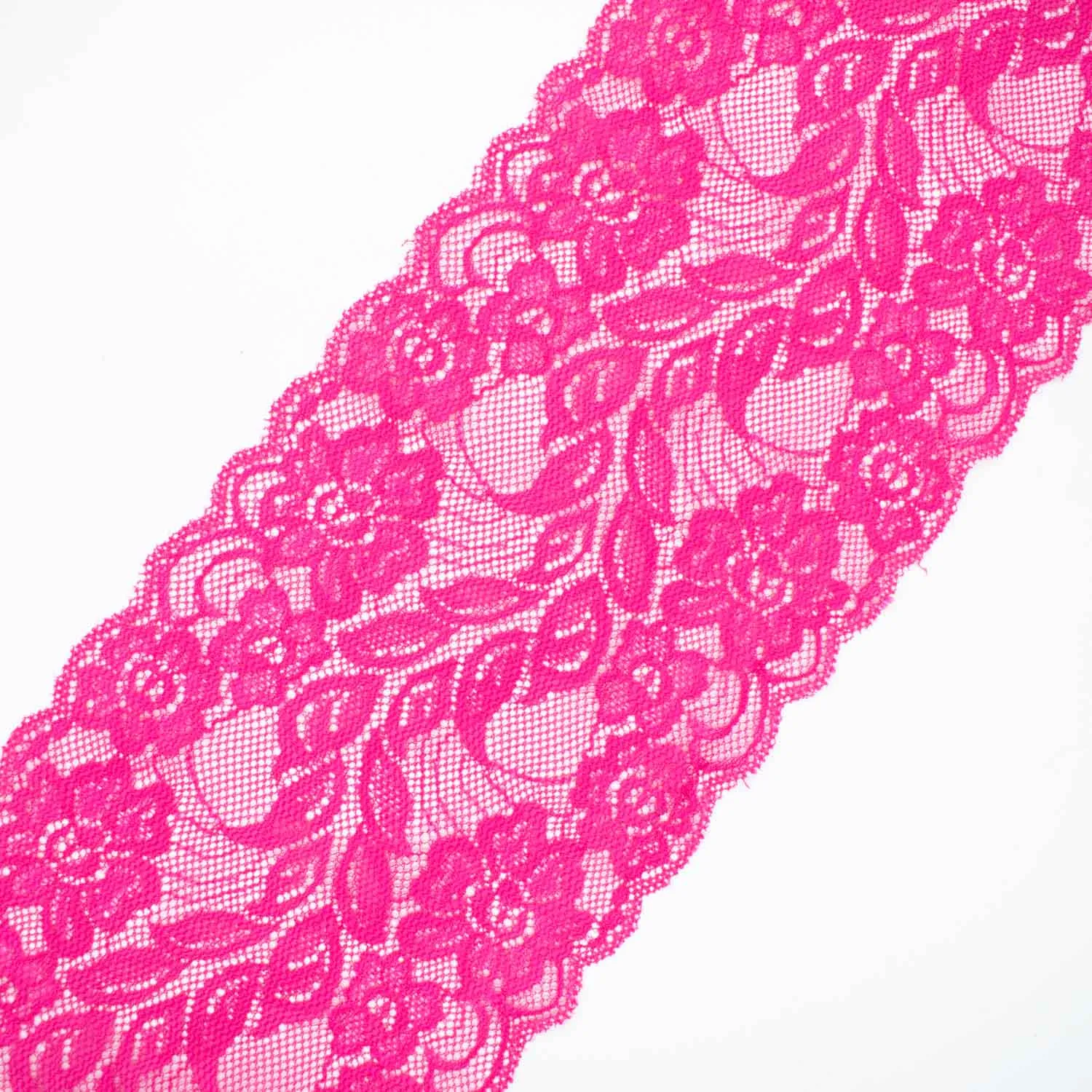 Floral Vines Stretch Lace Trim 15CM