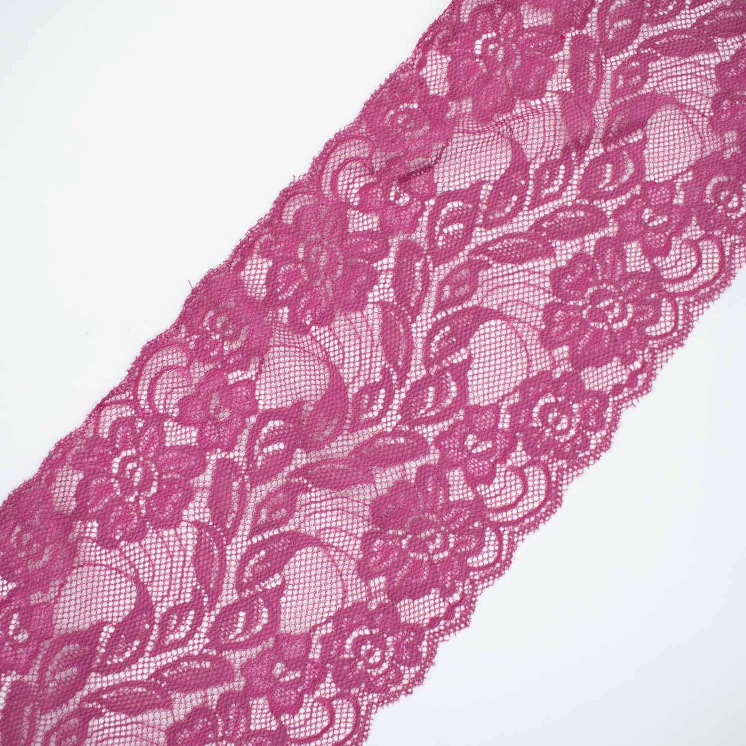 Floral Vines Stretch Lace Trim 15CM