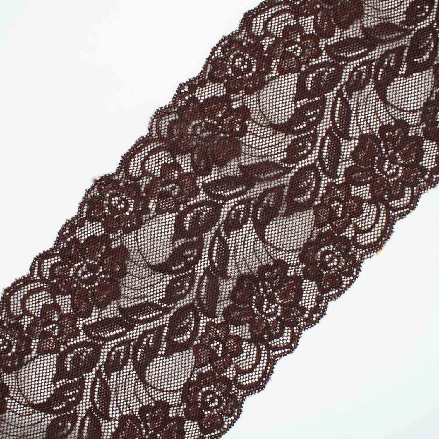 Floral Vines Stretch Lace Trim 15CM