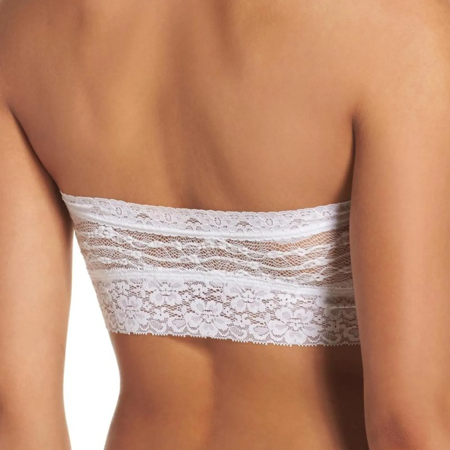 Free People Bandeau Scallop Lace White