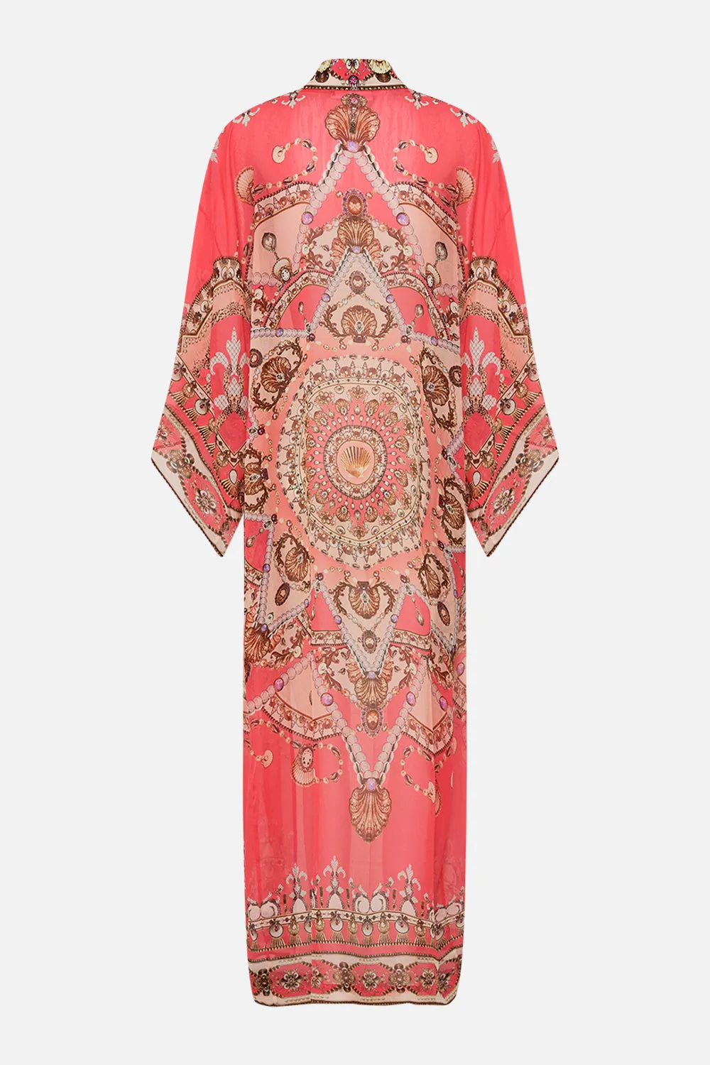 KIMONO LAYER WITH COLLAR SHELL GAMES
