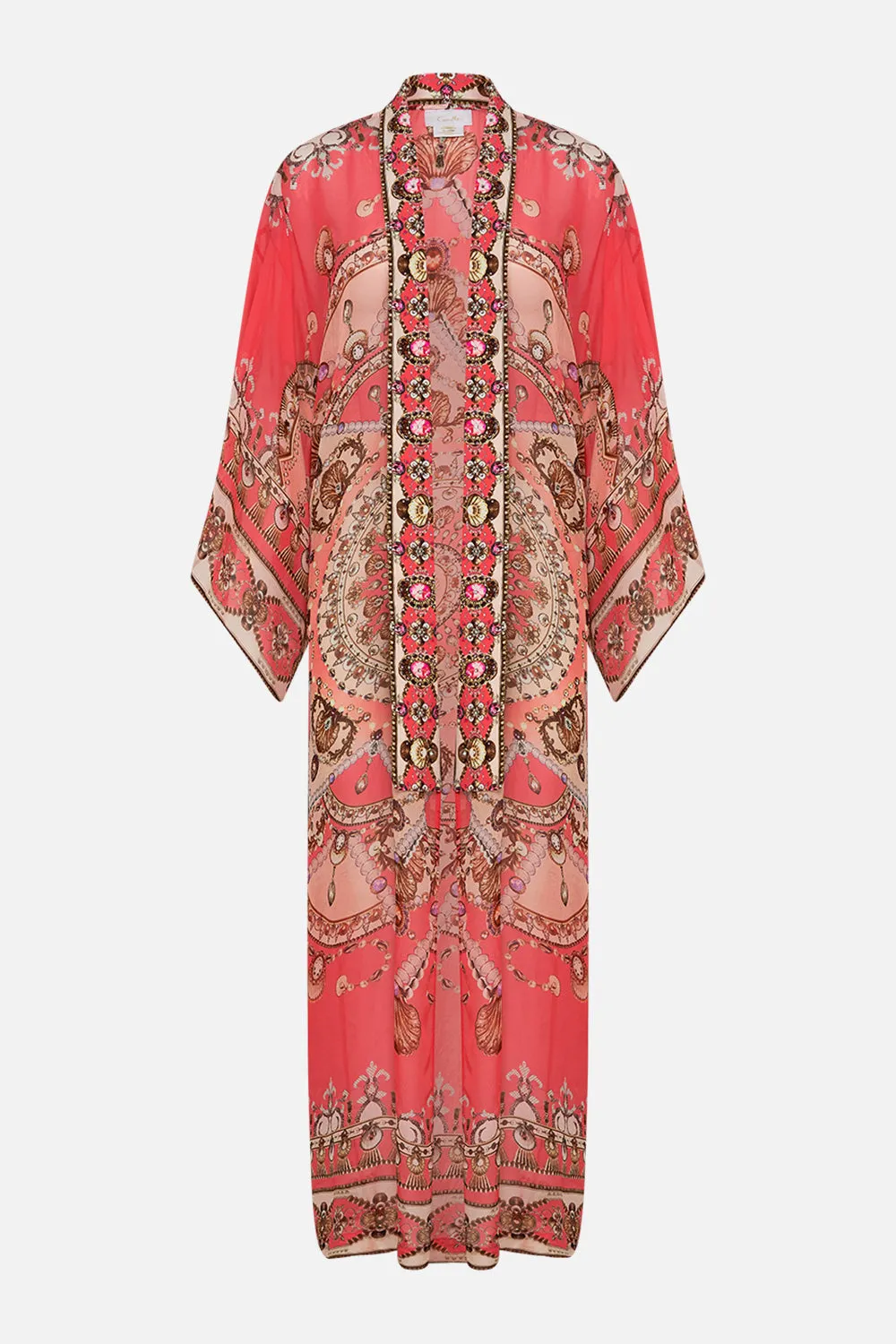 KIMONO LAYER WITH COLLAR SHELL GAMES