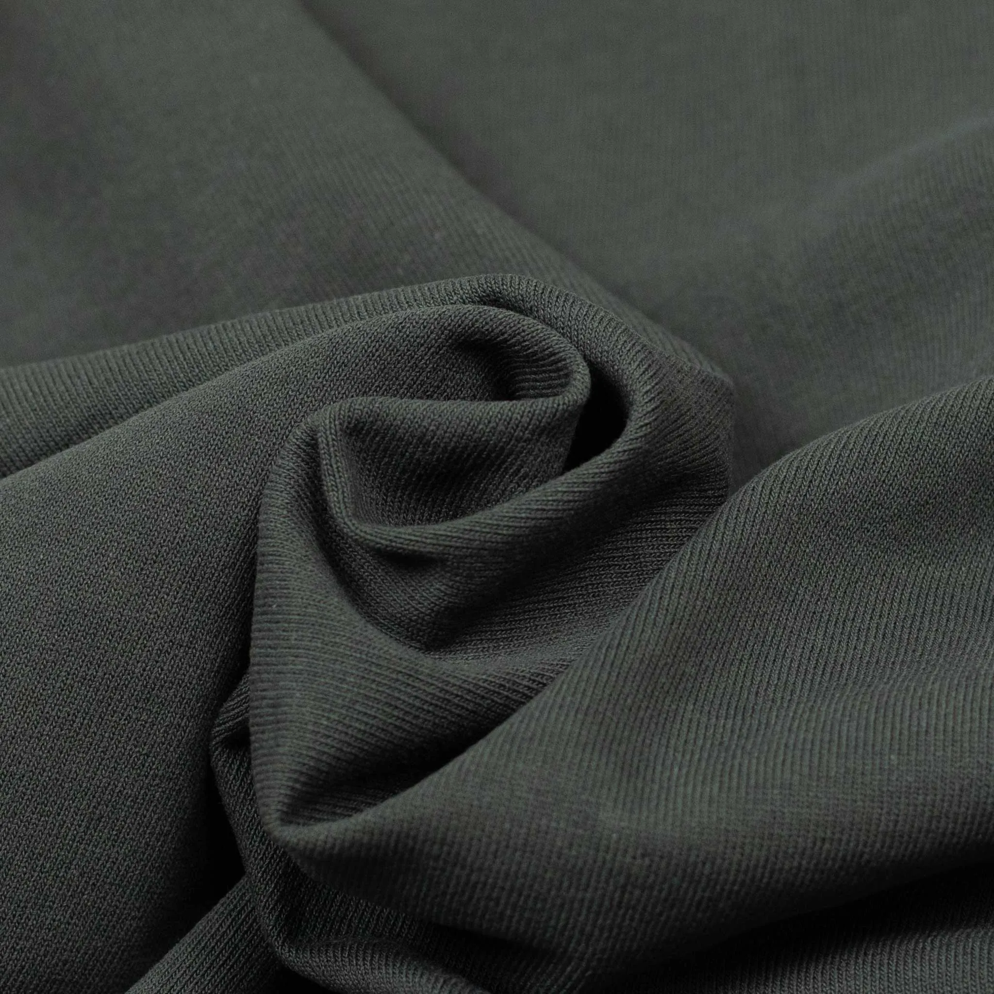 Kimono sleeve t-shirt in charcoal cotton