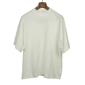 Kimono sleeve t-shirt in off-white cotton (restock)