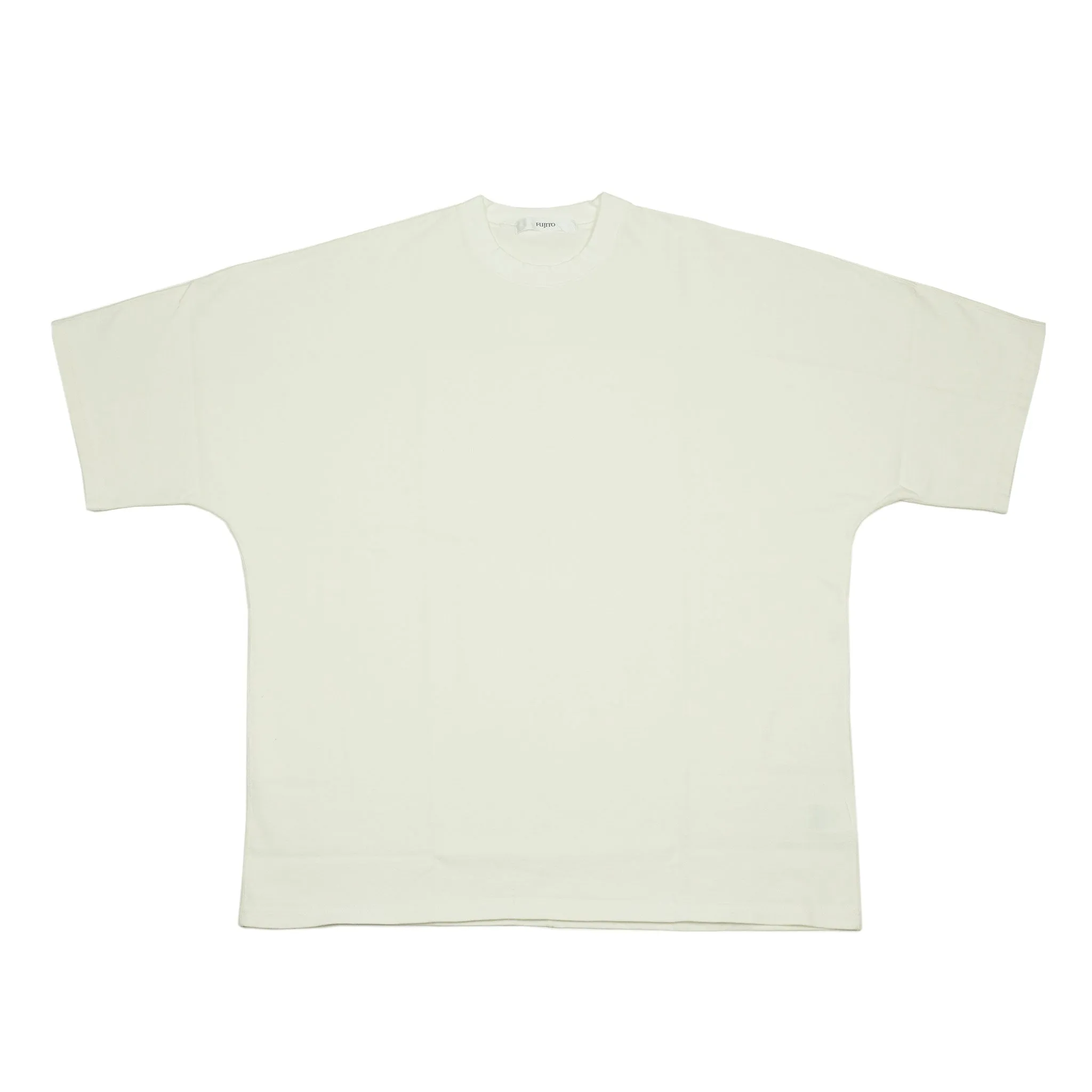 Kimono sleeve t-shirt in off-white cotton (restock)