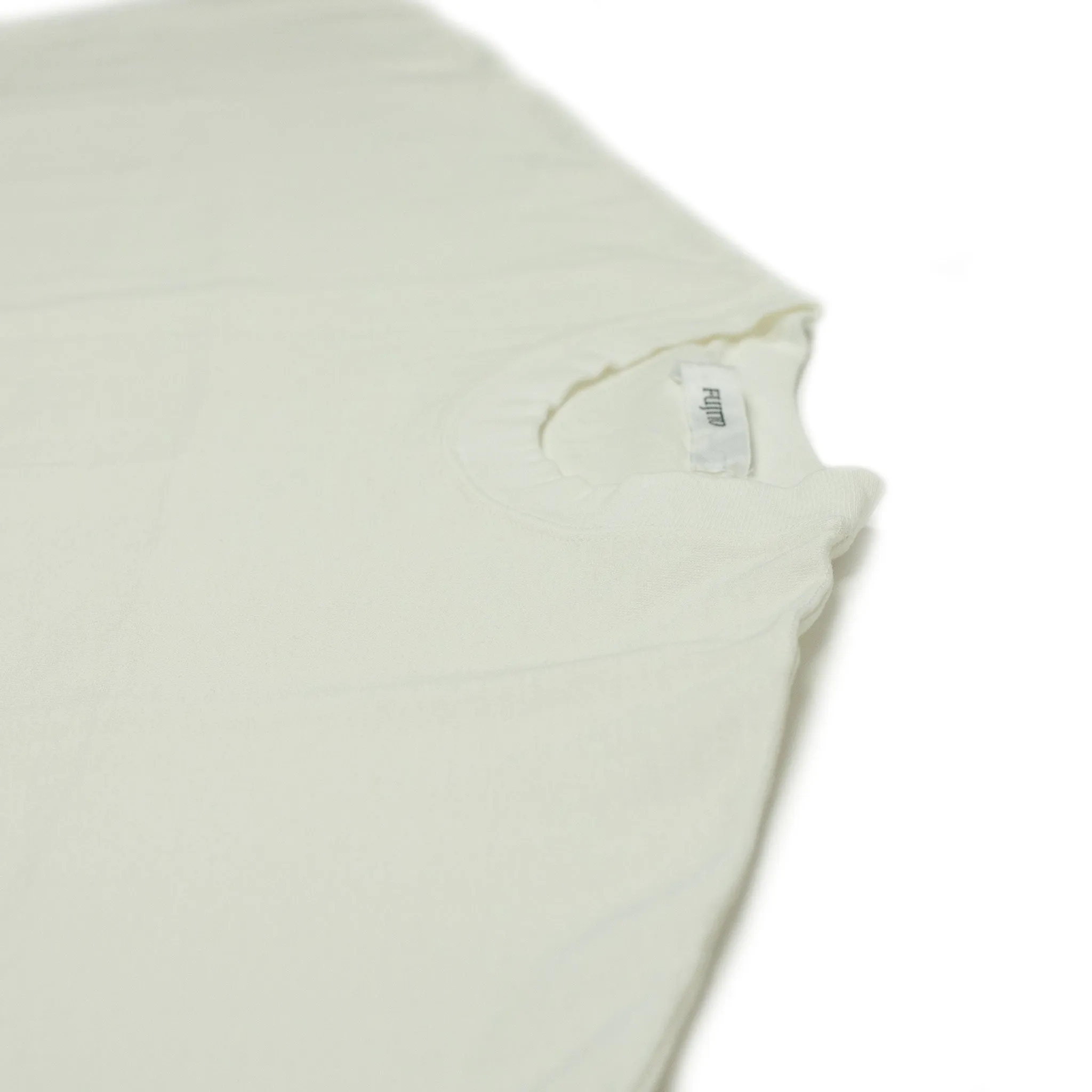 Kimono sleeve t-shirt in off-white cotton (restock)