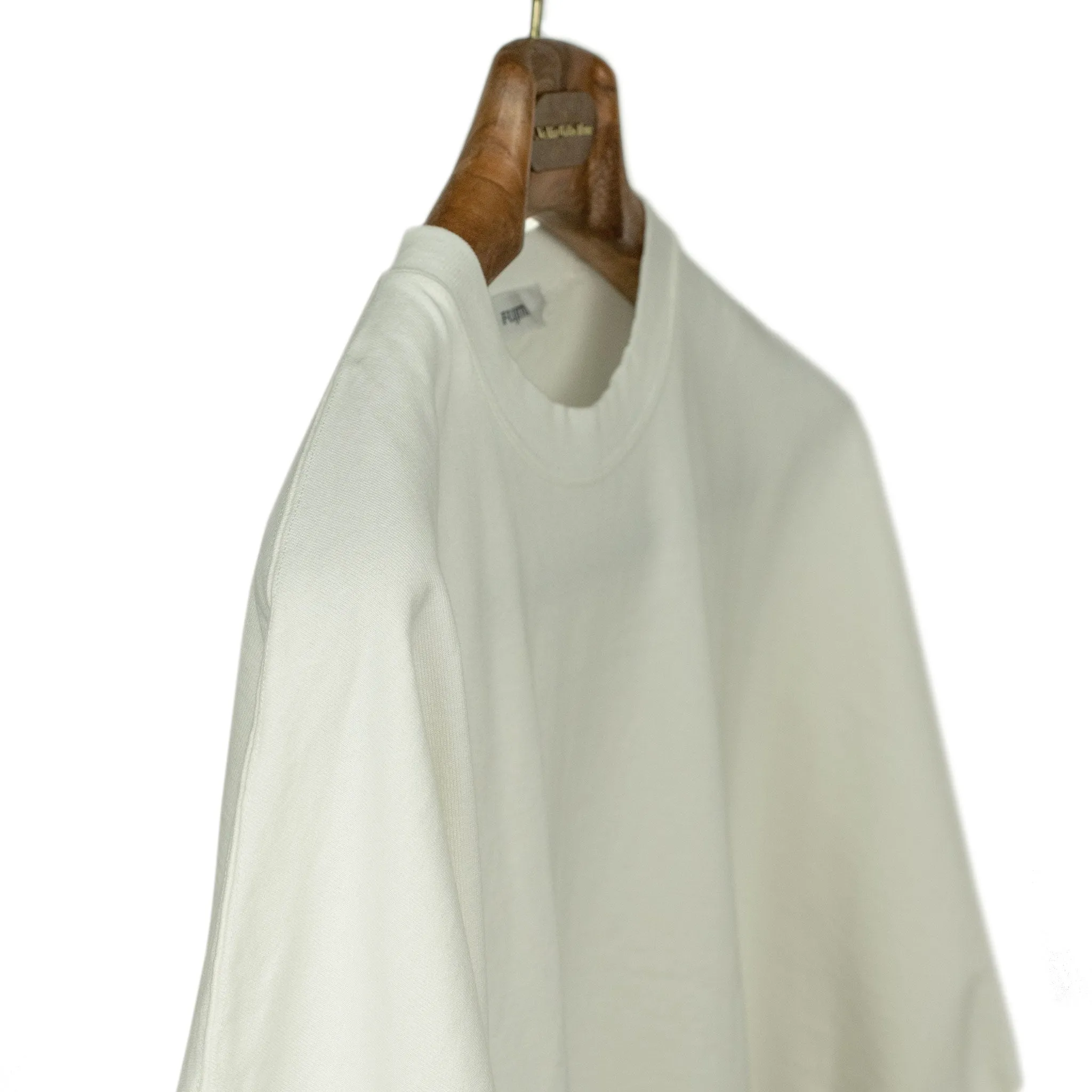 Kimono sleeve t-shirt in off-white cotton (restock)