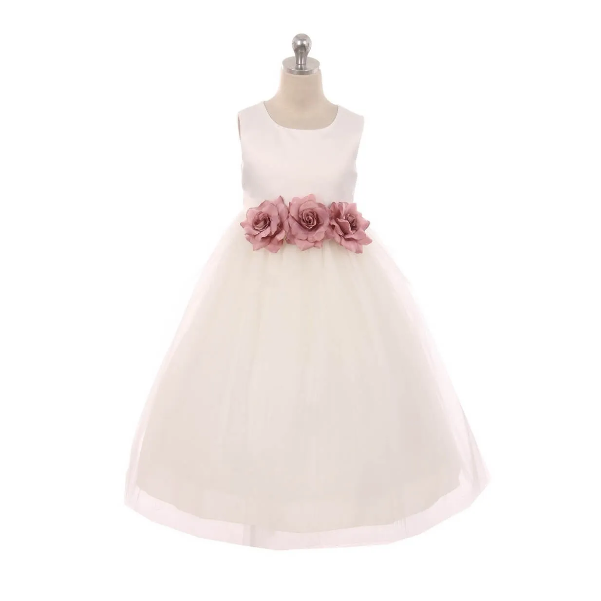 Leilani - White - Coloured Flower Option