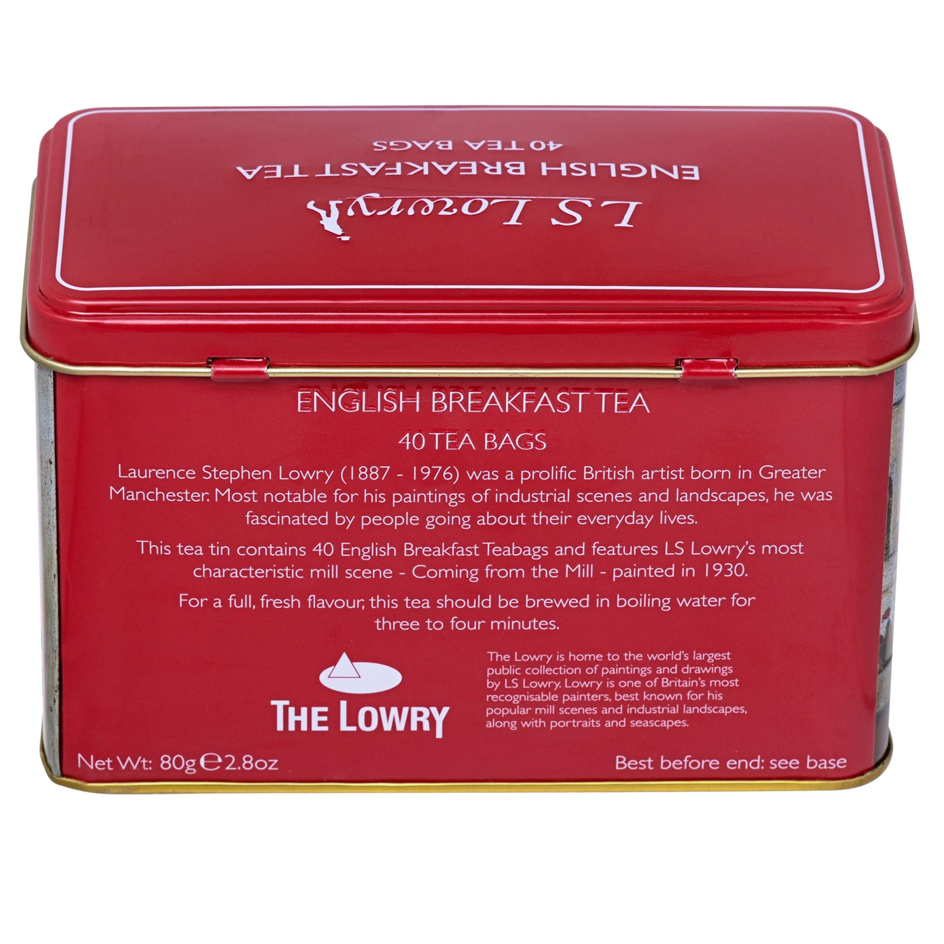 LS Lowry Classic Tea Tin