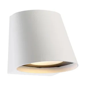 Mod 6 in. LED Outdoor Wall Sconce 3000K White Finish