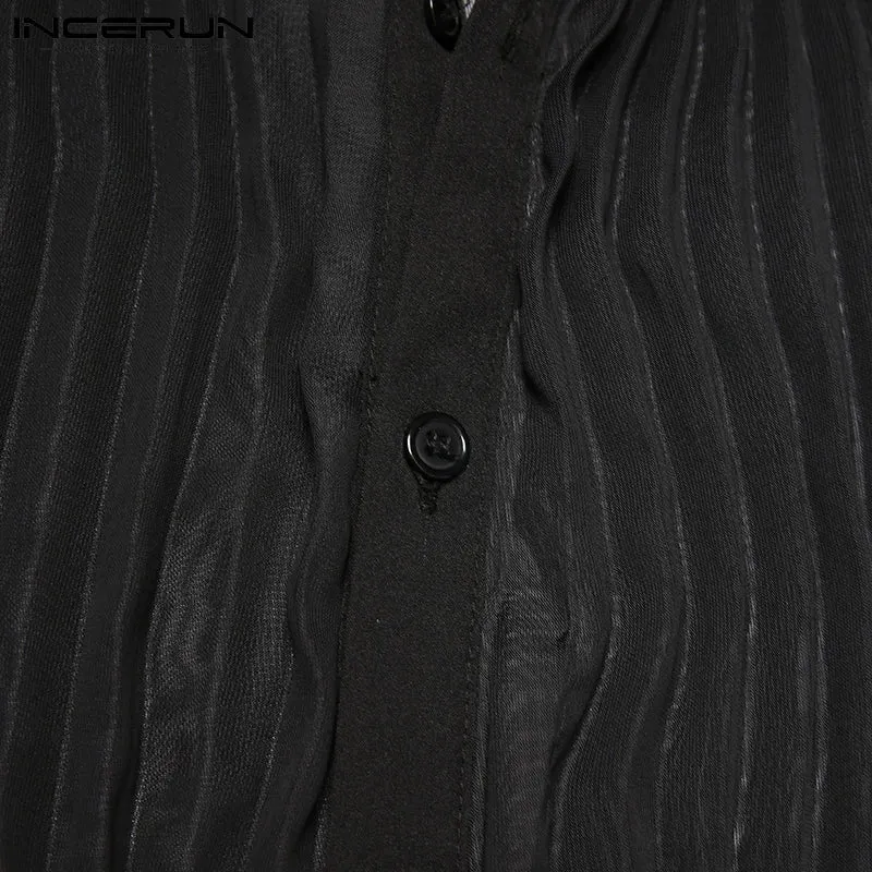 Noir Sheer Elegance Shirt