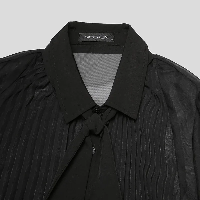 Noir Sheer Elegance Shirt