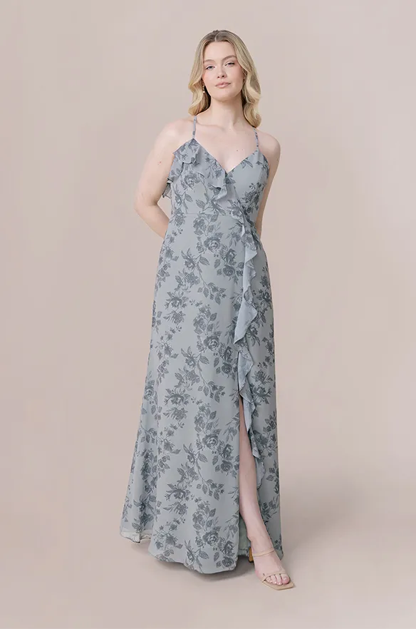 Paloma Chiffon Floral Print Dress | Made To Order