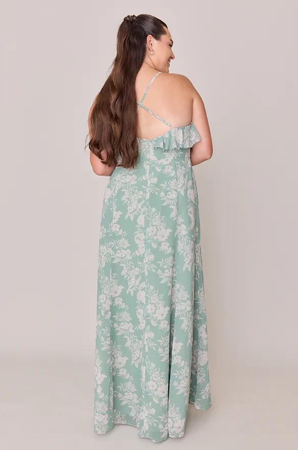 Paloma Chiffon Floral Print Dress | Made To Order