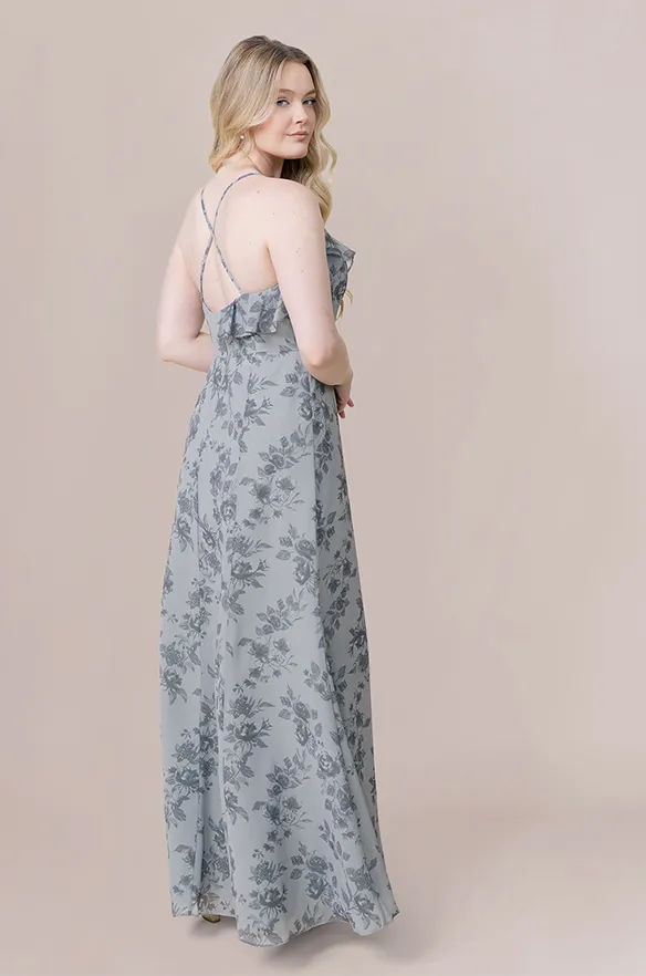 Paloma Chiffon Floral Print Dress | Made To Order