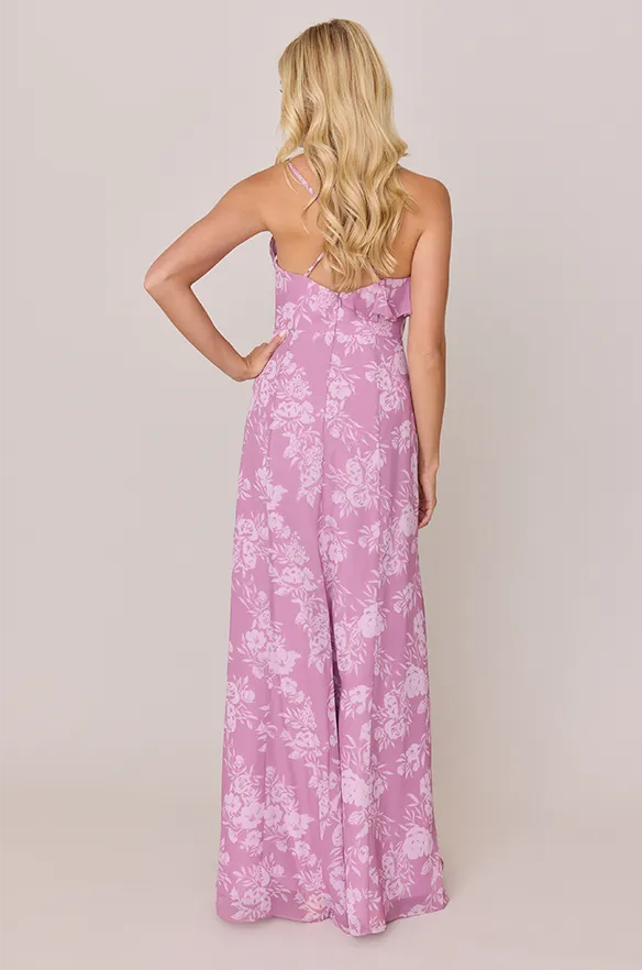 Paloma Chiffon Floral Print Dress | Made To Order