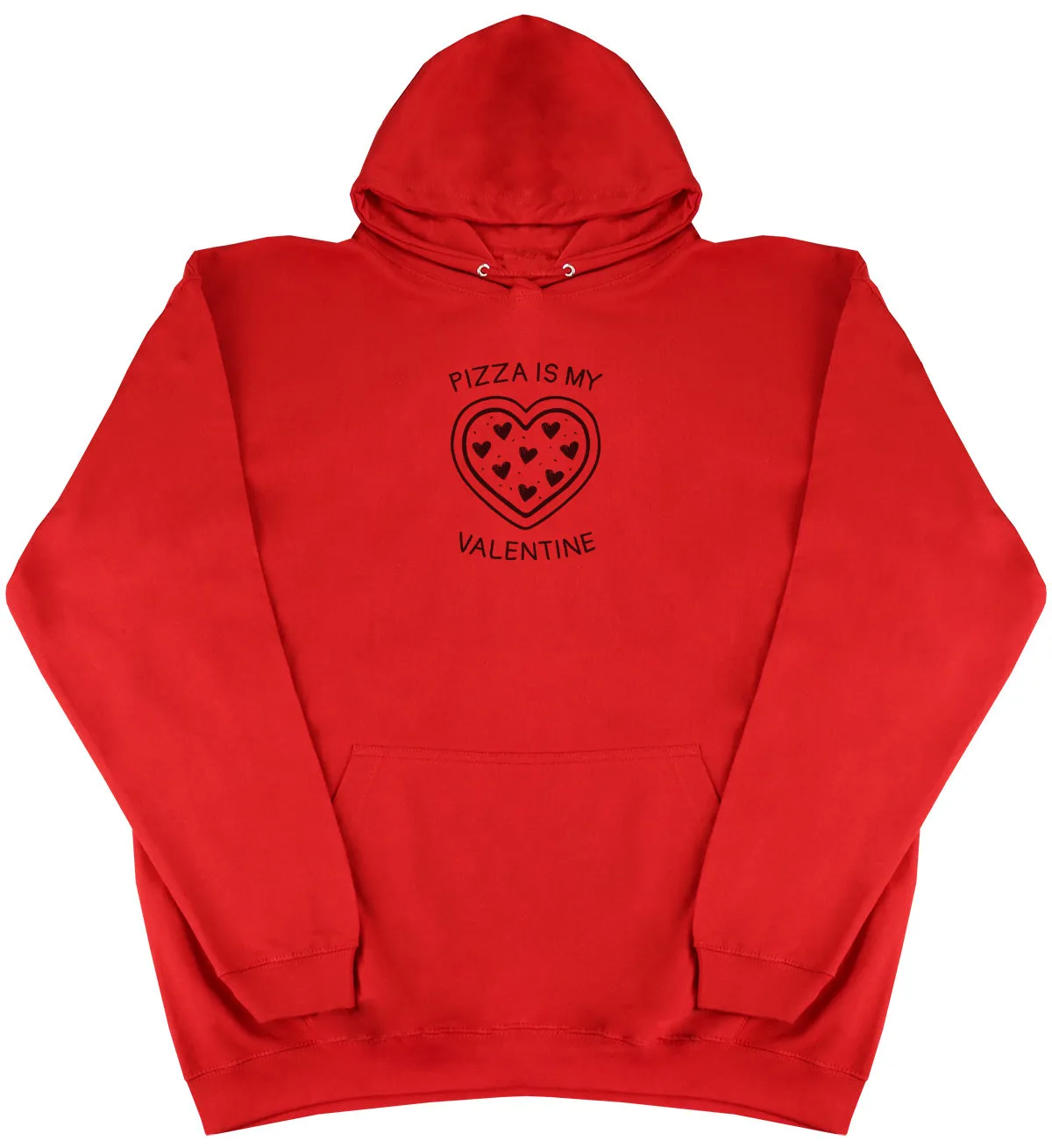 Pizza Is My Valentine - Kids Oversized Comfy Original Hoody