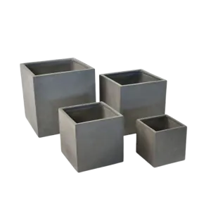 Raw Concrete Planters (Square)