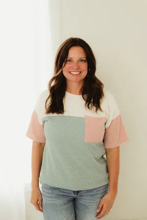 Ribbed Color Block