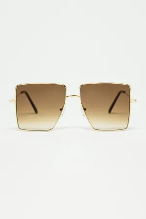 square and minimalist sunglasses