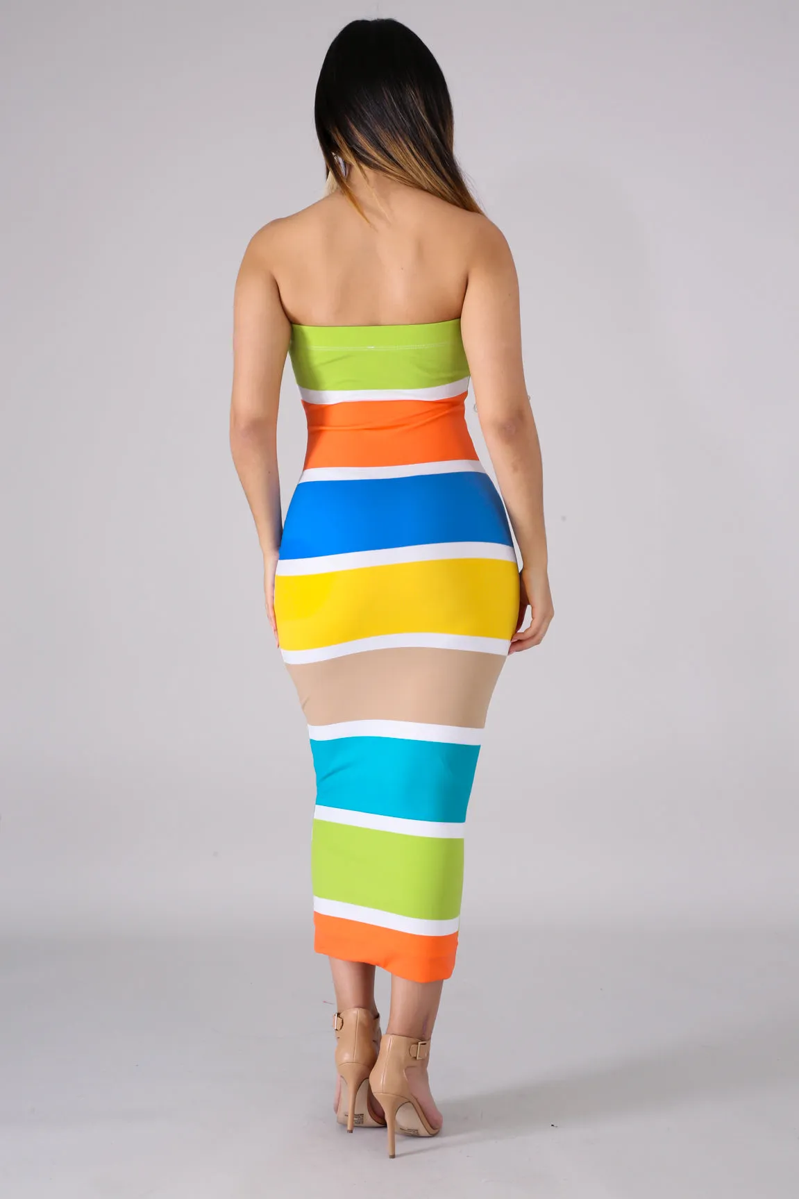 Sunny Day Color Block dress