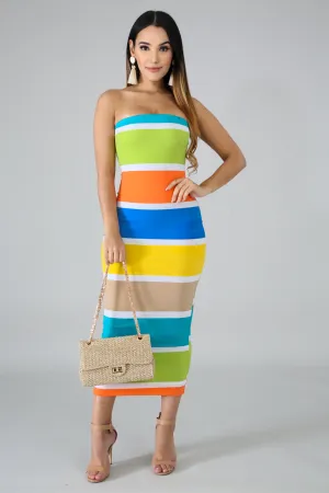 Sunny Day Color Block dress