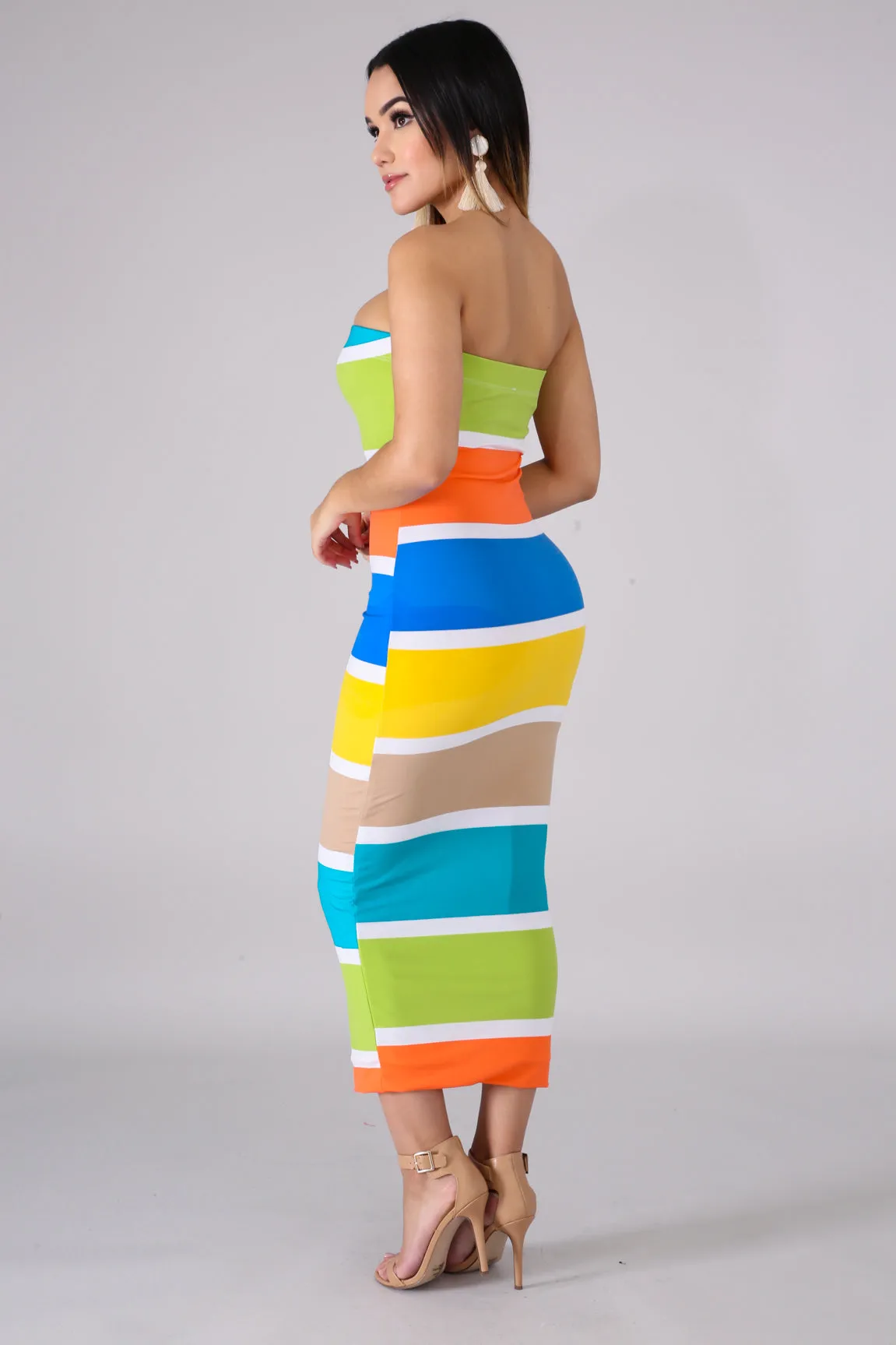 Sunny Day Color Block dress