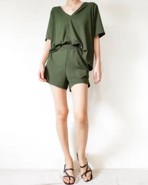 SUNNY Lounge Rib Short Set