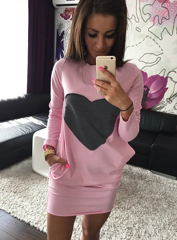 TastyHottie - Long Sleeve Double Pocket Women Clothes Bodycon Dress